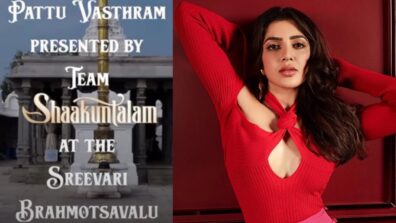 Watch: Ahead of Shaakuntalam release, Samantha Ruth Prabhu takes blessings of almighty