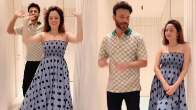 Watch: Ankita Lokhande grooves to viral trend with hubby Vicky Jain, internet loves it