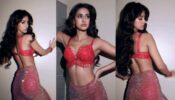 Watch: Disha Patani Grabs Eyeballs In A Red Bralette And Sequined Skirt, Mouni Roy Calls ‘My Baby’