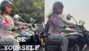 Watch: Divyanka Tripathi turns ‘badass babe’, spotted riding swanky Royal Enfield bike