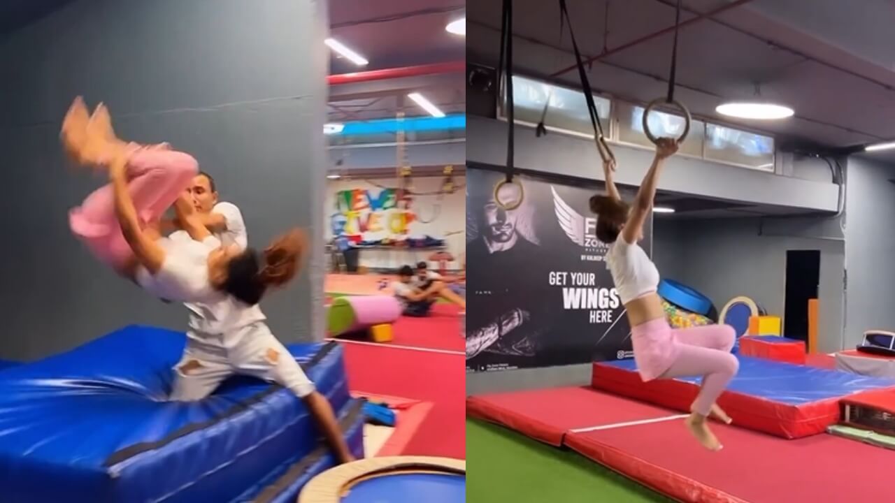 Watch: Nia Sharma performs dangerous stunts like pro 783855