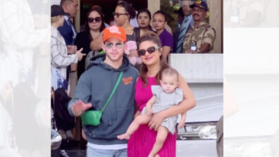 Watch: Priyanka Chopra And Nick Jonas Arrive In Mumbai For The First Time With Baby Malti