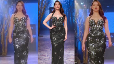 Watch: Tamannaah Bhatia Exudes Goddess Vibes In A Dark Blue Bodycon Dress