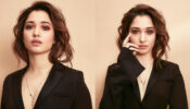 Watch: Tamannaah Bhatia glams up like goddess in chic black ensemble for an event