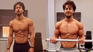 Watch: Tiger Shroff leaves internet awed with his chest pulls