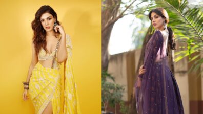 What A Diva: 5 traditional outfits that you should definitely steal from Rhea Chakraborty’s festive wardrobe