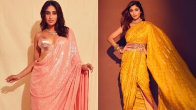 Which Shilpa Shetty and Kareena Kapoor’s sarees do you like the most?