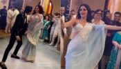 Wow: Ananya Panday grooves to ‘Saat Samundar Paar’ in gorgeous embellished saree, video sets internet on fire
