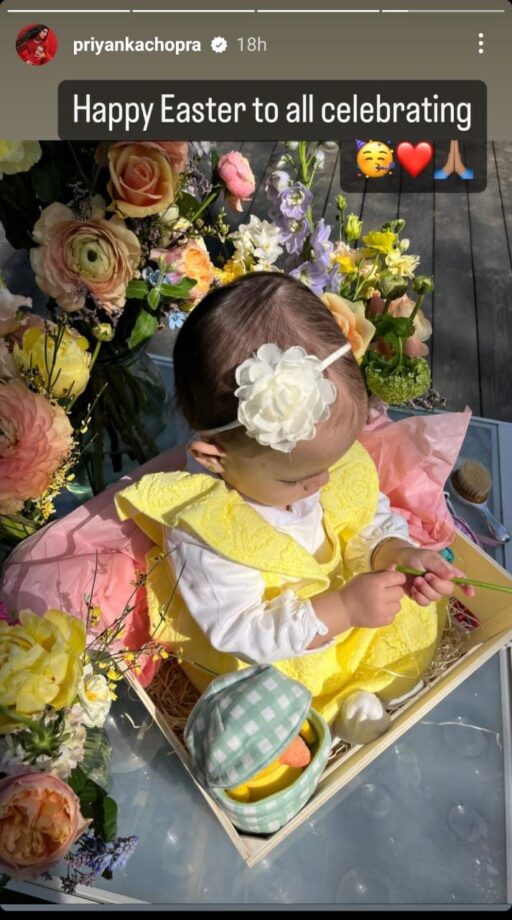 Adorable: Priyanka Chopra's First Easter Celebration With Daughter Malti Marie Chopra Jonas 795309