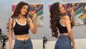 Anushka Sen flaunts curvaceous fit midriff in black bralette, Siddharth Nigam likes it