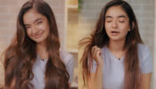 Anushka Sen reveals secret to strong hair game, check out