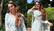 Anushka Sen, sky blue ethnic wear and sunglasses, a visual delight