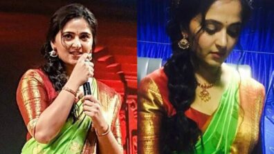 Anushka Shetty’s saree saga is true delight to eyes, see pics