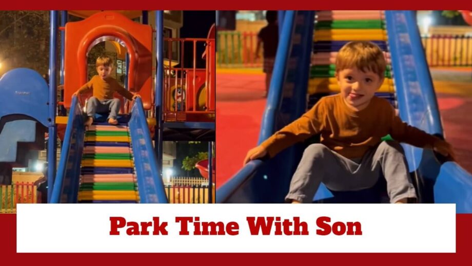Bade Achhe Lagte Hain Fame Nakuul Mehta Enjoys Son Sufi's Fun Time At The Park; Check Video 802303