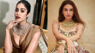 Beautiful Collar Necklaces Ft. Janhvi Kapoor To Aditi Rao Hydari