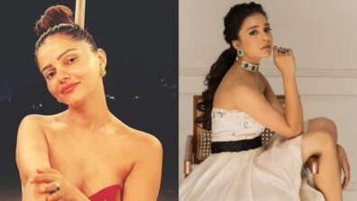 Bigg Boss Babes: Rubina Dilaik and Sumbul Touqeer Khan dazzle in off-shoulder strapless outfits, check out