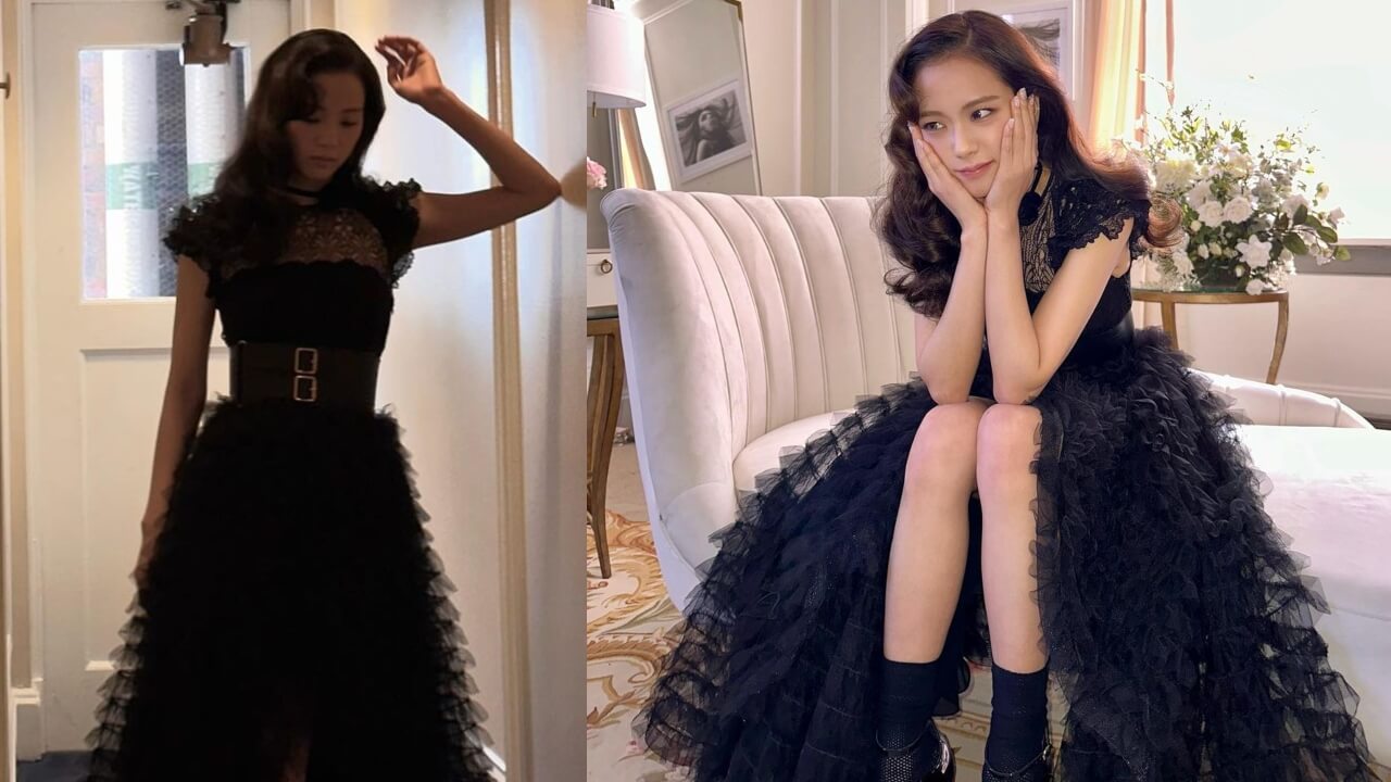 Blackpink’s Jisoo Looks Like Royalty As She Appears In Black Netted Dress