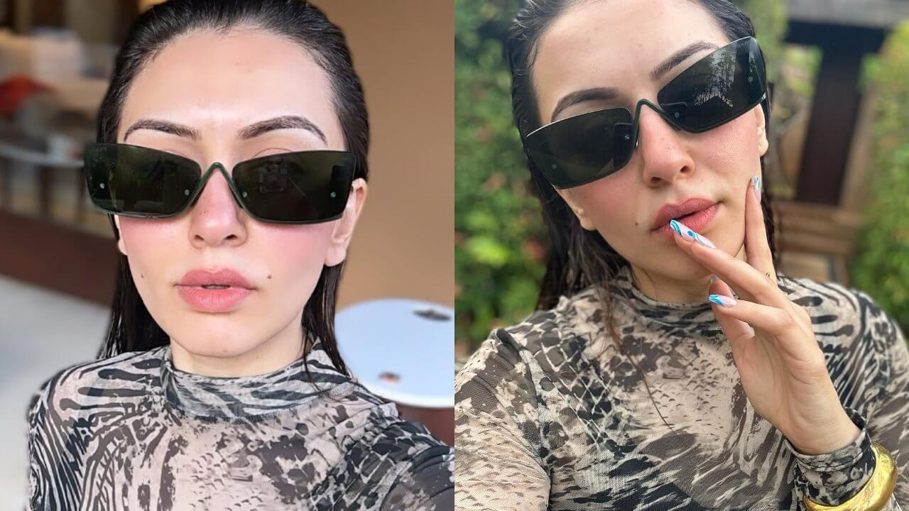 Check Out Who Is Hansika Motwani Looking At In Black Glasses? 795058