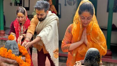 Couple Goals: Yami Gautam and Aditya Dhar pray to lord Shiva and Durga on special occasion, see latest photos