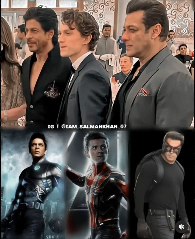 Fans want trio of Salman Khan, Tom Holland, and Shah Rukh Khan to come together for superhero multiverse 793375