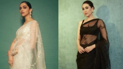 Fashion Face-Off: Deepika Padukone Or Karisma Kapoor; Who Looks Bewitching In Sheer Saree