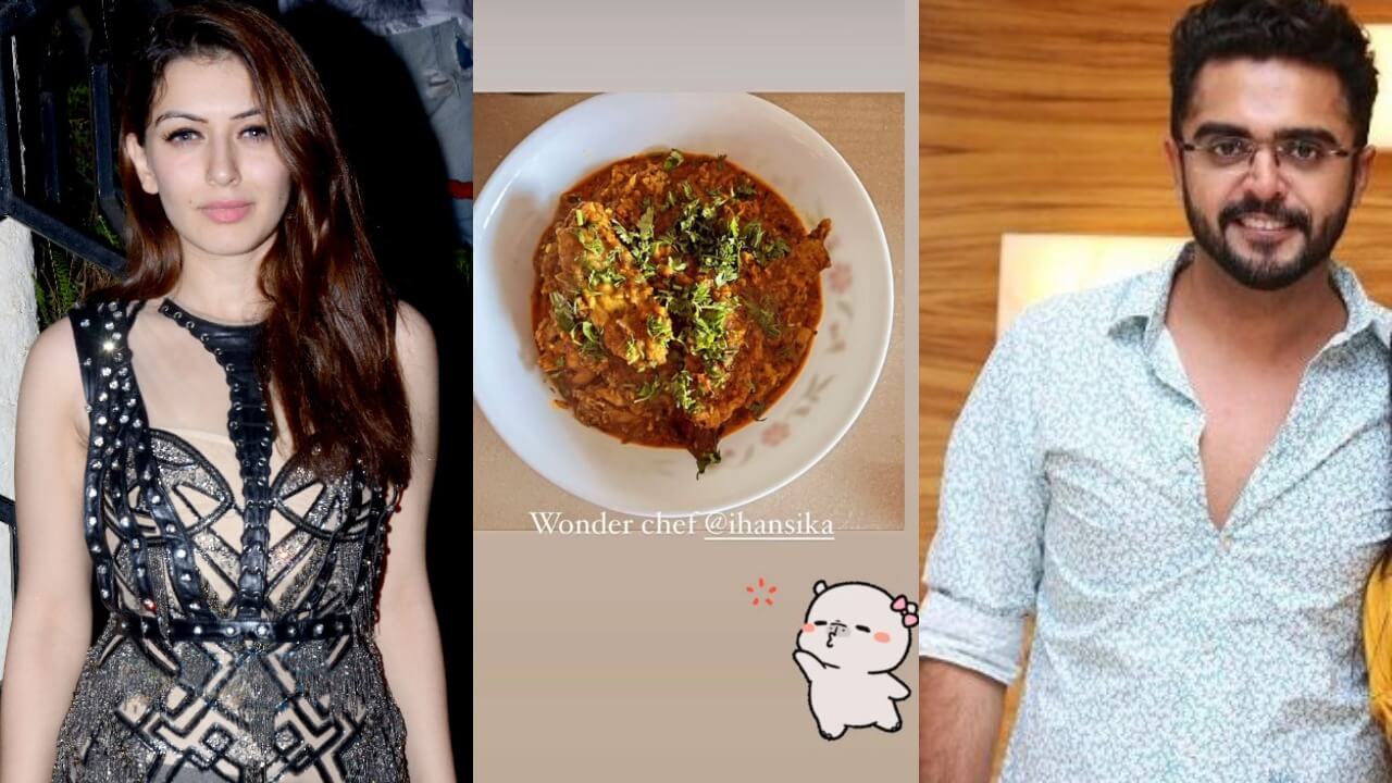 Hansika Motwani cooks special recipe for hubby Sohael Khaturiya, come check out 802467