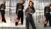 Hansika Motwani cuts a casual case in black casuals