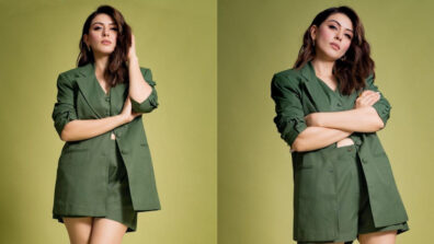 Hansika Motwani is the summer boss in olive green co-Ords