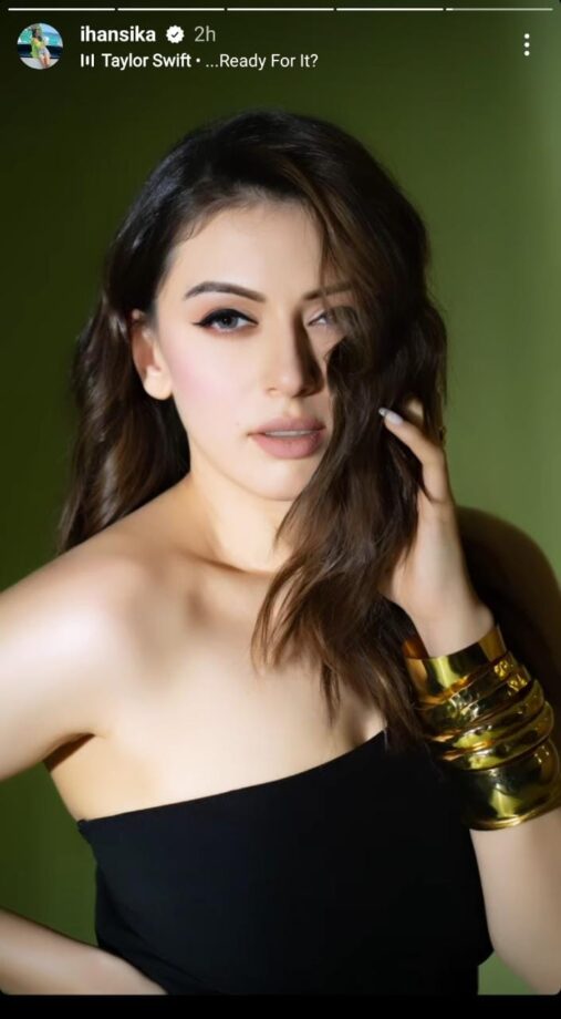 Hansika Motwani’s elegance gets a black boost, we are in awe 797924