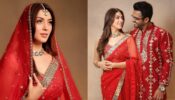 Hansika Motwani’s way of styling red is to go traditional head-to-toe