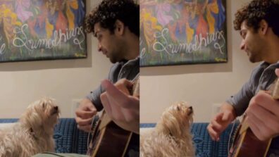 How Cute: Sumedh Mudgalkar plays guitar for his adorable pet dog, see full video