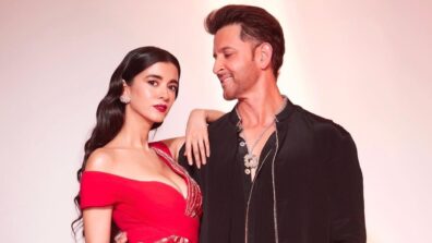 Hrithik Roshan is lost in Saba Azad’s romantic eyes, calls her “lady in red”