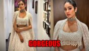 Janhvi Kapoor Looks Angelic In White Pearl-Embellished Lehenga And Gives Major Fashion Cues