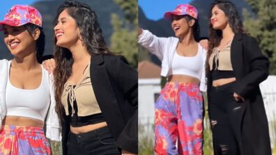 Jannat Zubair and Shivangi Joshi’s unseen moments from KKK12 sets go viral, watch