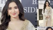 Jannat Zubair Rahmani rocks Iftaar look, wears V-neck white and golden lehenga and dupatta