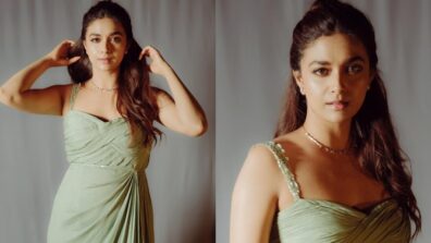 Keerthy Suresh Looks Gorgeous In Green Gown, Shriya Saran Feels Hot