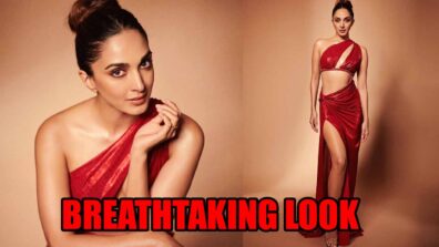 Kiara Advani sets temperature soaring in red cut-out shimmery dress, check photos