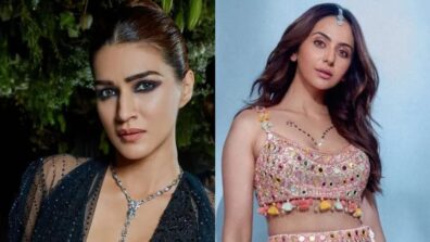 Kriti Sanon is a visual delight in smokey-eye makeup, Rakul Preet Singh looks magical in ethereal lehenga