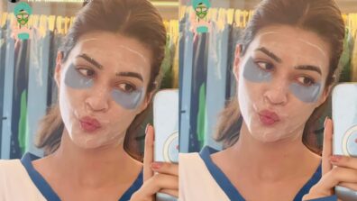 Kriti Sanon sneaks in skincare routine amidst hectic schedule, here’s how