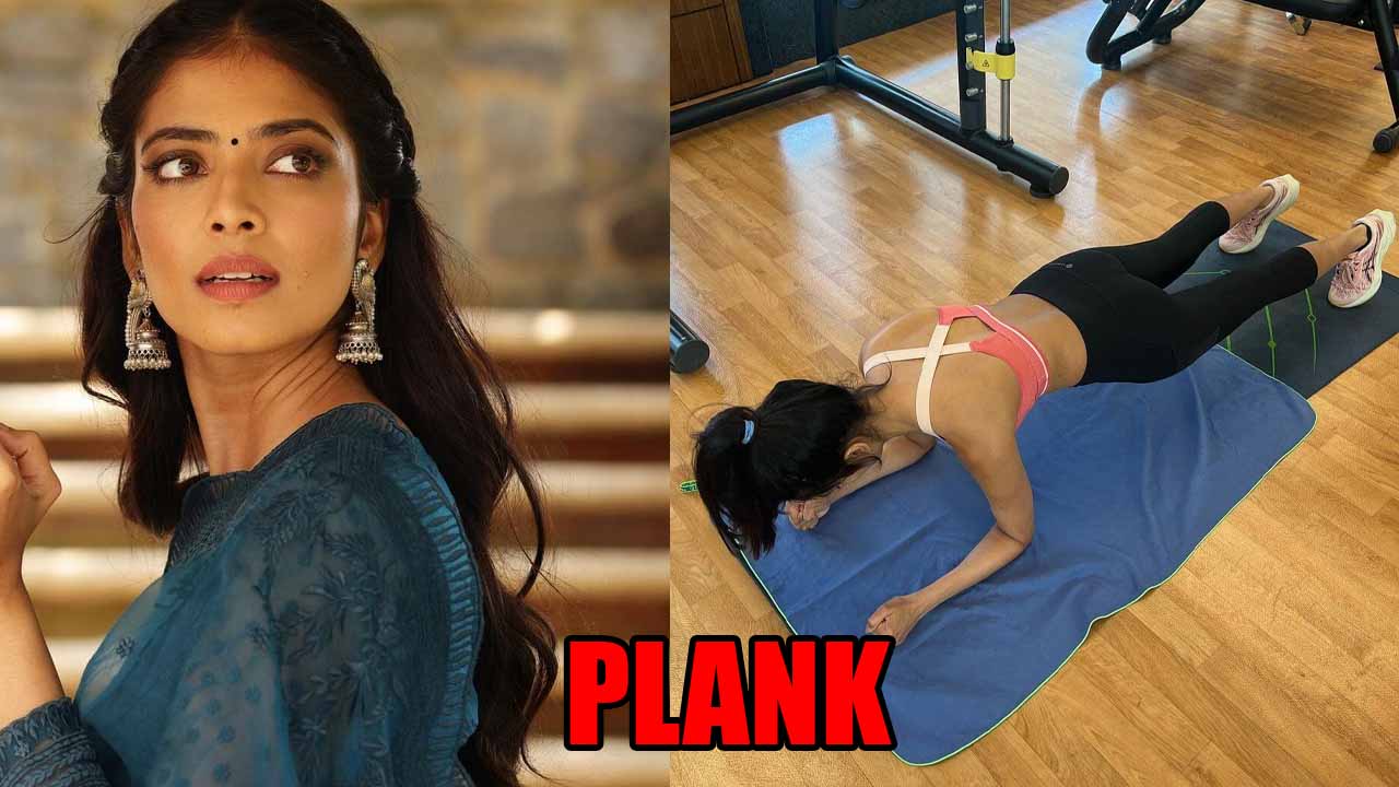 Malavika Mohanan and her love for plank 801118