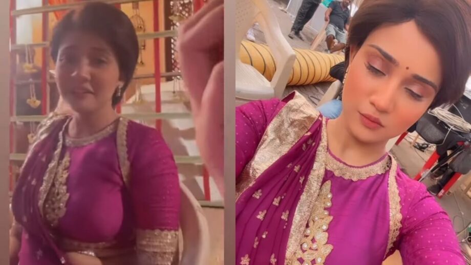 Meet BTS: Ashi Singh is upset, caught sobbing on camera 802330