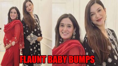 Moms-to-be Gauahar Khan and Pankhuri Awasthy flaunt baby bumps in ethnic wear, see photos