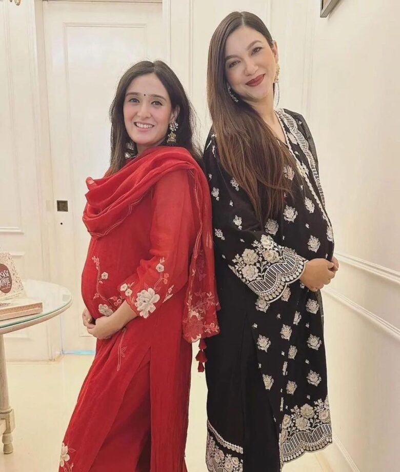 Moms-to-be Gauahar Khan and Pankhuri Awasthy flaunt baby bumps in ethnic wear, see photos - 0