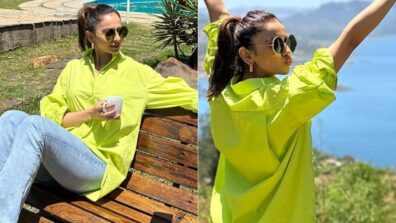 Neon oversized and bell-bottom denims, Rakul Preet’s perfect summer dress code