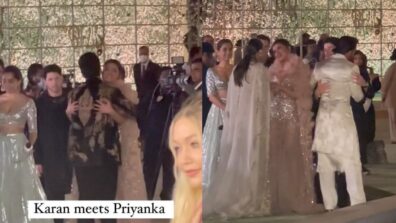 NMACC: Priyanka Chopra papped greeting Deepika Padukone and Karan Johar, watch