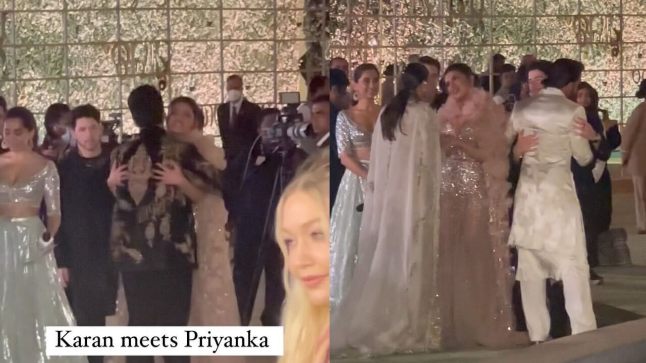 NMACC: Priyanka Chopra papped greeting Deepika Padukone and Karan Johar, watch 792782