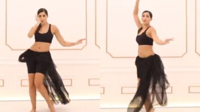 Nora Fatehi teaches you ‘Kusu Kusu’ iconic step in bralette and skirt, fans in awe