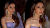 Rakul Preet Singh and lavender shimmery saree, what a combo