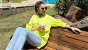 Rakul Preet Singh Keeps It Classy In Yellow Shirt And Blue Jeans