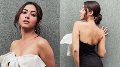 Reem Sameer Shaikh in strapless and backless bodycon dress, a visual delight